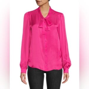 NWOT Zadig & Voltaire Taos Satin Blouse